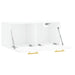 Dulap de perete, alb, 80x36,5x35 cm, lemn compozit - WALTI WALTI