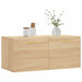 Dulap de perete, stejar sonoma, 80x36,5x35 cm, lemn compozit - WALTI WALTI