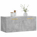 Dulap de perete, gri beton, 80x36,5x35 cm, lemn compozit - WALTI WALTI
