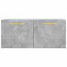 Dulap de perete, gri beton, 80x36,5x35 cm, lemn compozit - WALTI WALTI