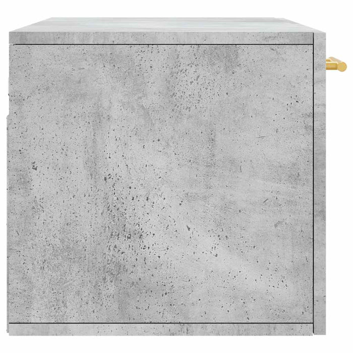 Dulap de perete, gri beton, 80x36,5x35 cm, lemn compozit - WALTI WALTI
