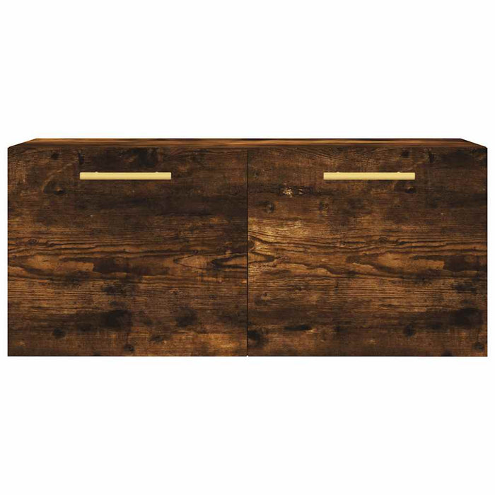 Dulap de perete, stejar fumuriu, 80x36,5x35 cm, lemn compozit WALTI