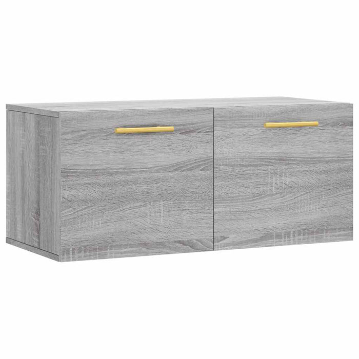 Dulap de perete, gri sonoma, 80x36,5x35 cm, lemn compozit WALTI