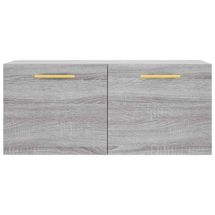 Dulap de perete, gri sonoma, 80x36,5x35 cm, lemn compozit WALTI