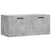 Dulap de perete, gri beton, 80x36,5x35 cm, lemn compozit - WALTI WALTI