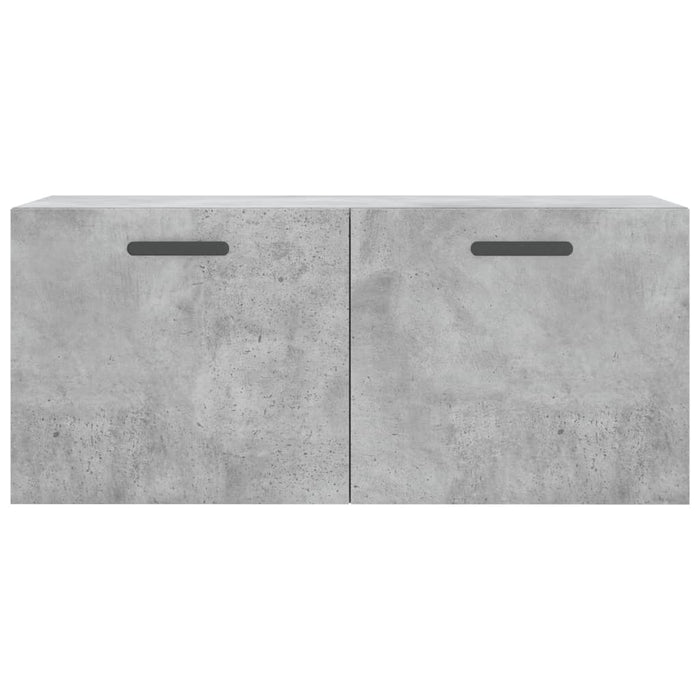 Dulap de perete, gri beton, 80x36,5x35 cm, lemn compozit - WALTI WALTI