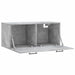 Dulap de perete, gri beton, 80x36,5x35 cm, lemn compozit - WALTI WALTI