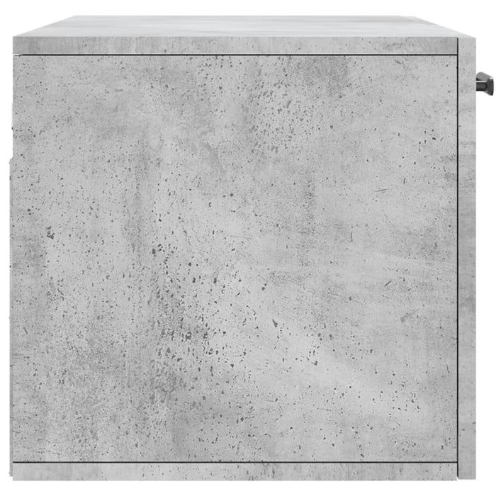 Dulap de perete, gri beton, 80x36,5x35 cm, lemn compozit - WALTI WALTI