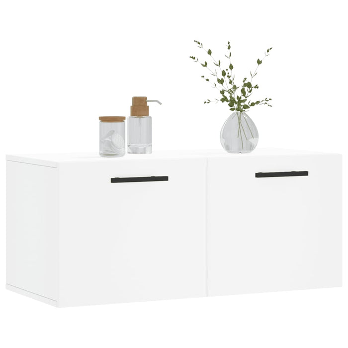 Dulap de perete, alb, 80x36,5x35 cm, lemn compozit - WALTI WALTI