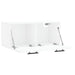 Dulap de perete, alb, 80x36,5x35 cm, lemn compozit - WALTI WALTI