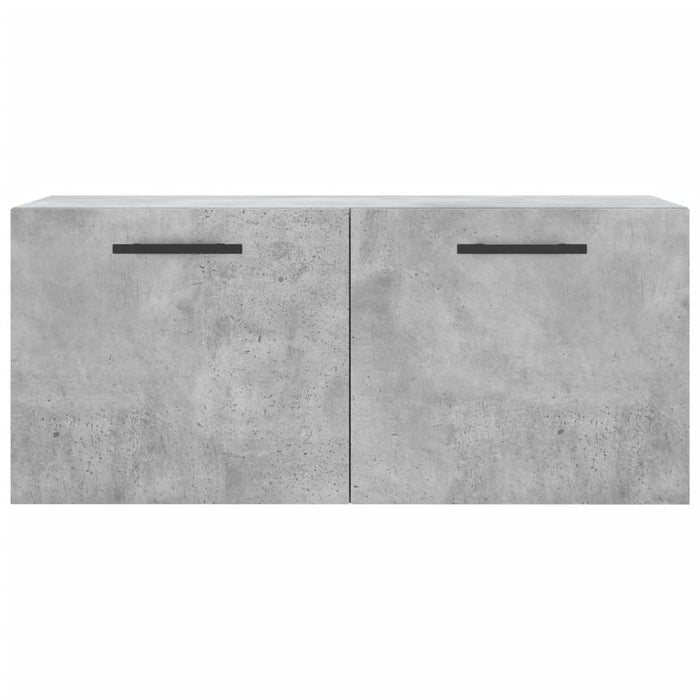Dulap de perete, gri beton, 80x36,5x35 cm, lemn compozit - WALTI WALTI