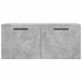 Dulap de perete, gri beton, 80x36,5x35 cm, lemn compozit - WALTI WALTI
