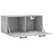 Dulap de perete, gri beton, 80x36,5x35 cm, lemn compozit - WALTI WALTI