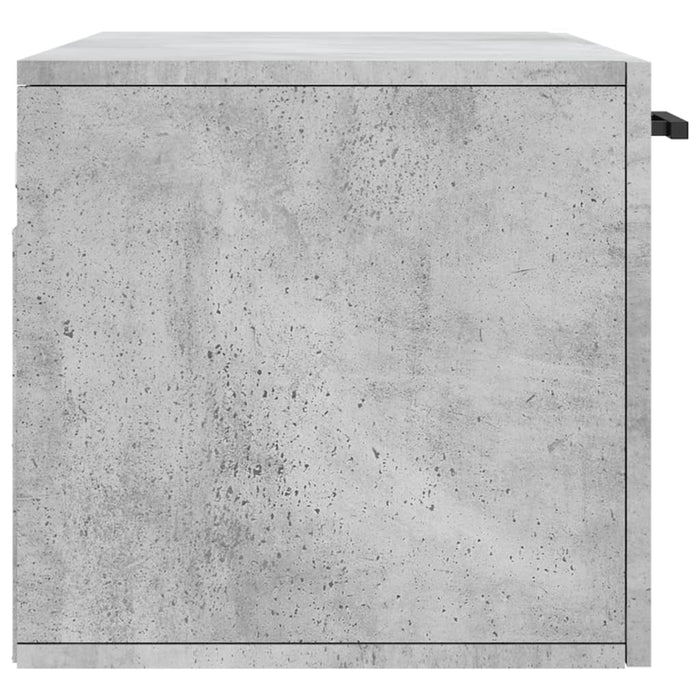 Dulap de perete, gri beton, 80x36,5x35 cm, lemn compozit - WALTI WALTI
