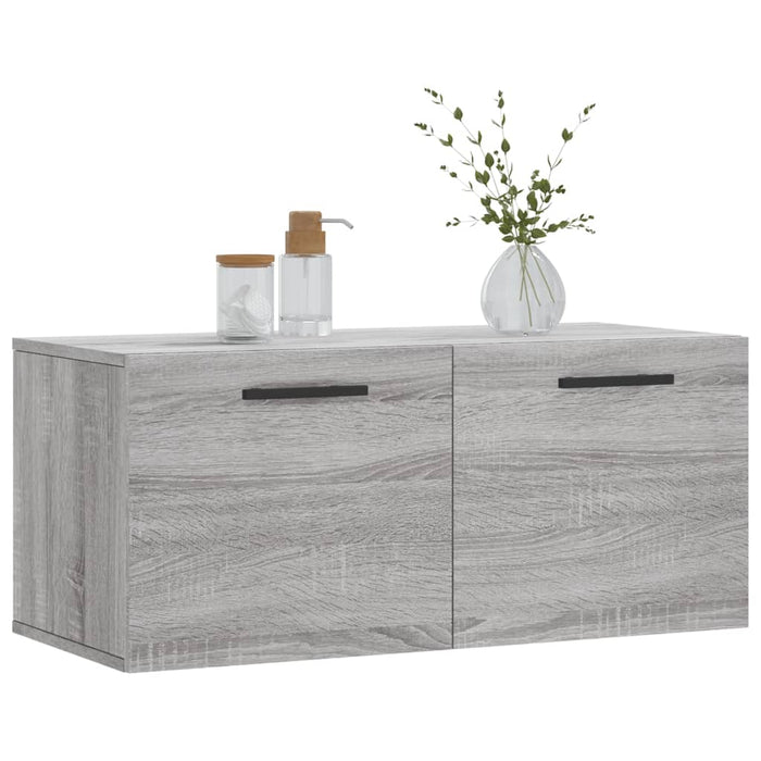 Dulap de perete, gri sonoma, 80x36,5x35 cm, lemn compozit - WALTI WALTI