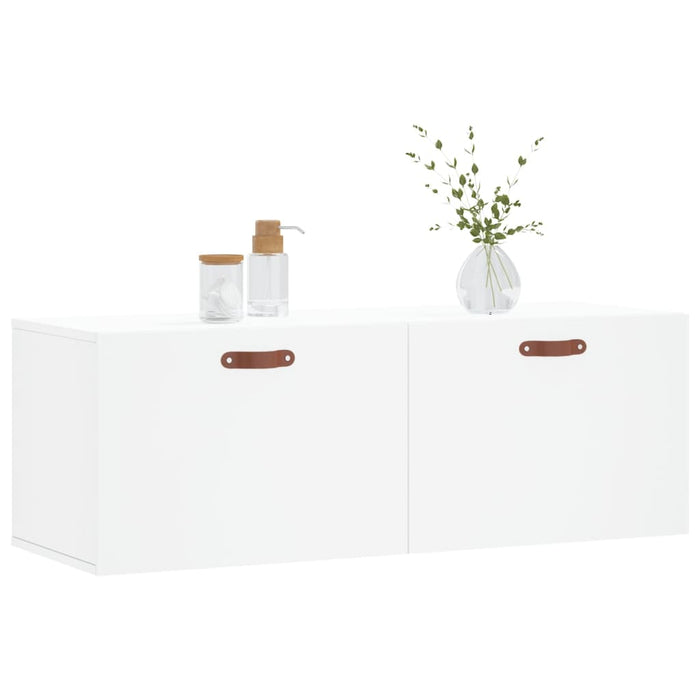 Dulap de perete, alb, 100x36,5x35 cm, lemn compozit - WALTI WALTI