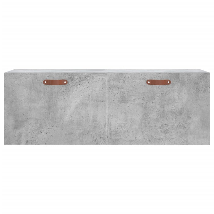 Dulap de perete, gri beton, 100x36,5x35 cm, lemn prelucrat - WALTI WALTI