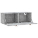 Dulap de perete, gri beton, 100x36,5x35 cm, lemn prelucrat - WALTI WALTI