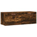 Dulap de perete, stejar fumuriu, 100x36,5x35 cm, lemn prelucrat - WALTI WALTI