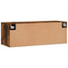 Dulap de perete, stejar fumuriu, 100x36,5x35 cm, lemn prelucrat - WALTI WALTI