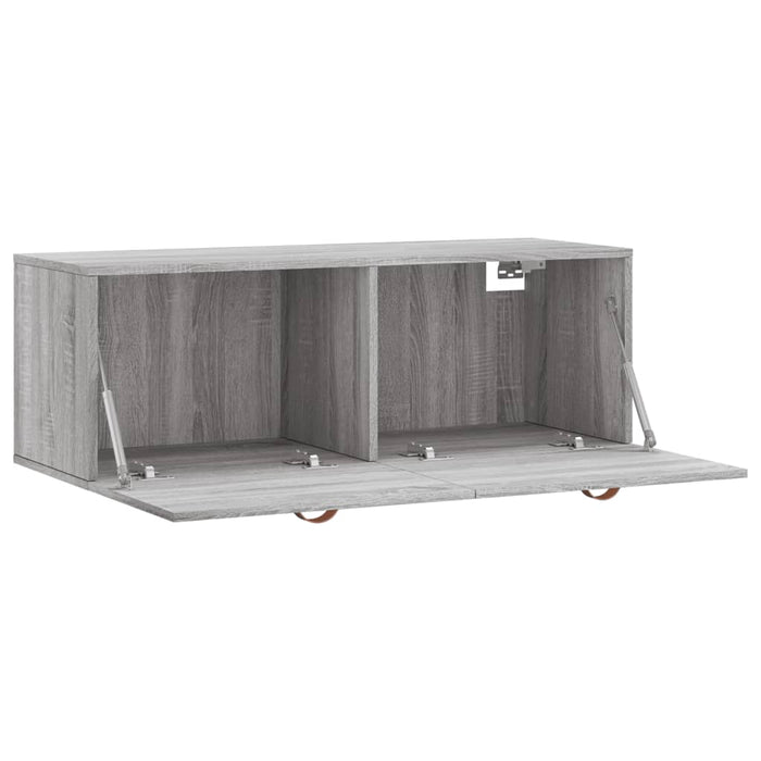 Dulap de perete, gri sonoma, 100x36,5x35 cm, lemn prelucrat - WALTI WALTI