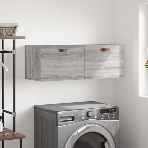 Dulap de perete, gri sonoma, 100x36,5x35 cm, lemn prelucrat - WALTI WALTI