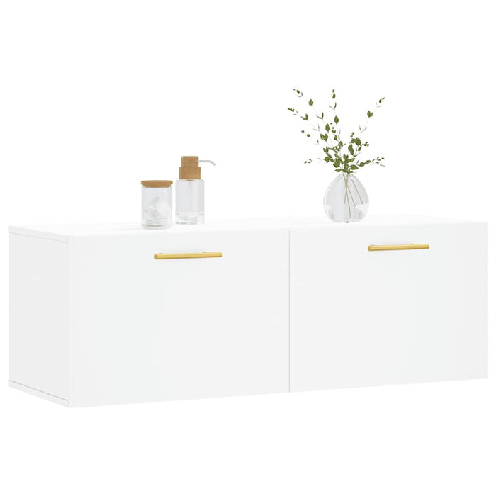 Dulap de perete, alb, 100x36,5x35 cm, lemn compozit - WALTI WALTI