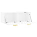 Dulap de perete, alb, 100x36,5x35 cm, lemn compozit - WALTI WALTI