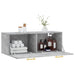 Dulap de perete, gri beton, 100x36,5x35 cm, lemn prelucrat - WALTI WALTI