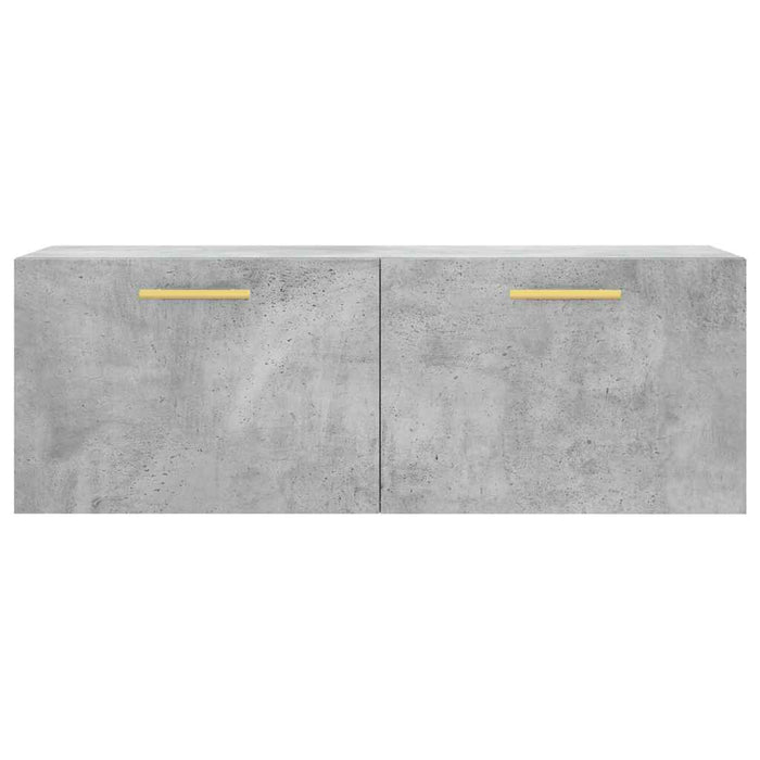 Dulap de perete, gri beton, 100x36,5x35 cm, lemn prelucrat - WALTI WALTI