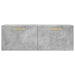 Dulap de perete, gri beton, 100x36,5x35 cm, lemn prelucrat - WALTI WALTI