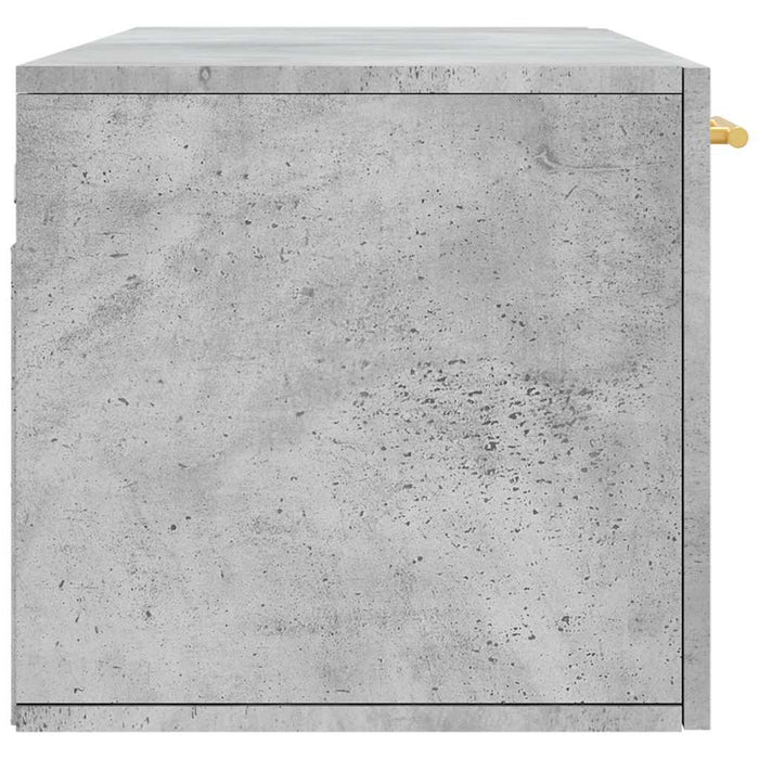 Dulap de perete, gri beton, 100x36,5x35 cm, lemn prelucrat - WALTI WALTI