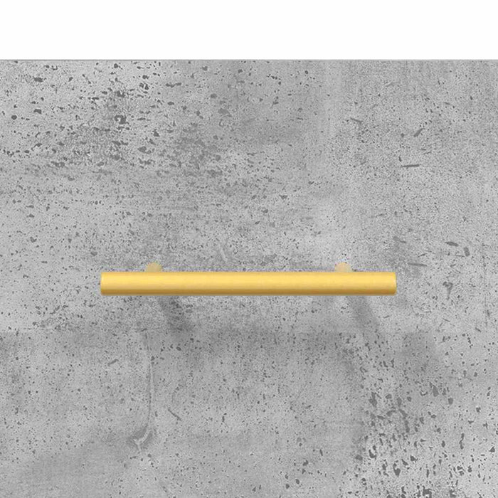Dulap de perete, gri beton, 100x36,5x35 cm, lemn prelucrat - WALTI WALTI