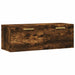 Dulap de perete, stejar fumuriu, 100x36,5x35 cm, lemn prelucrat - WALTI WALTI