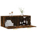Dulap de perete, stejar fumuriu, 100x36,5x35 cm, lemn prelucrat - WALTI WALTI