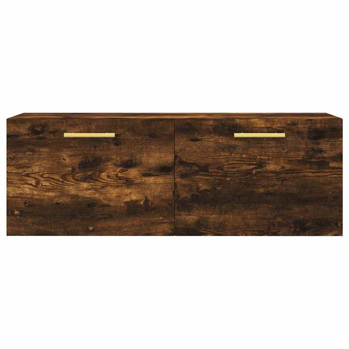 Dulap de perete, stejar fumuriu, 100x36,5x35 cm, lemn prelucrat - WALTI WALTI