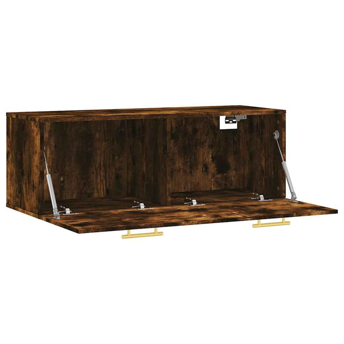 Dulap de perete, stejar fumuriu, 100x36,5x35 cm, lemn prelucrat - WALTI WALTI