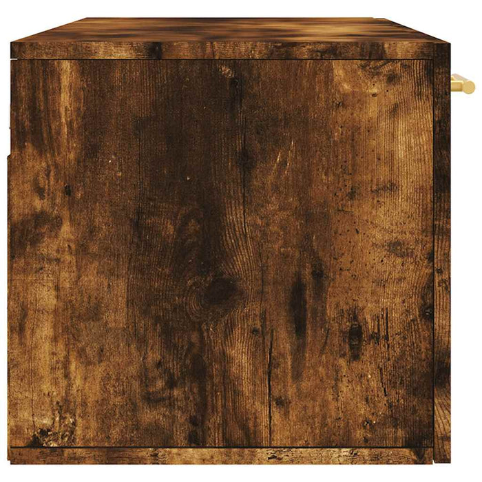 Dulap de perete, stejar fumuriu, 100x36,5x35 cm, lemn prelucrat - WALTI WALTI