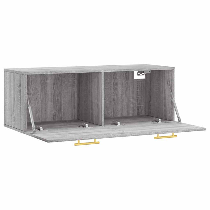 Dulap de perete, gri sonoma, 100x36,5x35 cm, lemn prelucrat - WALTI WALTI