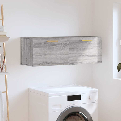 Dulap de perete, gri sonoma, 100x36,5x35 cm, lemn prelucrat - WALTI WALTI