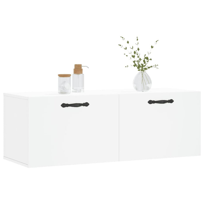 Dulap de perete, alb, 100x36,5x35 cm, lemn compozit - WALTI WALTI