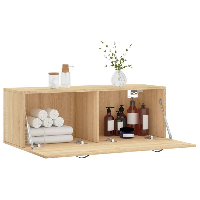 Dulap de perete, stejar sonoma, 100x36,5x35 cm, lemn prelucrat - WALTI WALTI