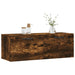 Dulap de perete, stejar fumuriu, 100x36,5x35 cm, lemn prelucrat - WALTI WALTI