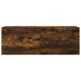 Dulap de perete, stejar fumuriu, 100x36,5x35 cm, lemn prelucrat - WALTI WALTI