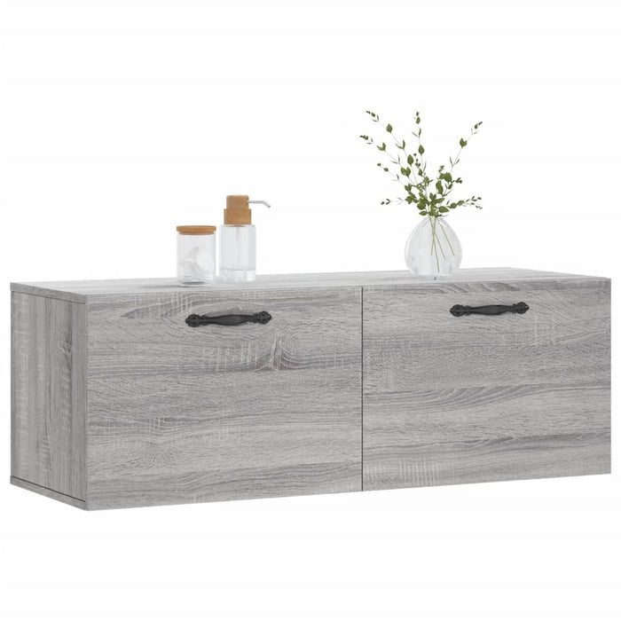 Dulap de perete, gri sonoma, 100x36,5x35 cm, lemn prelucrat - WALTI WALTI