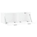 Dulap de perete, alb, 100x36,5x35 cm, lemn compozit - WALTI WALTI
