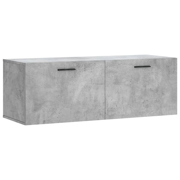 Dulap de perete, gri beton, 100x36,5x35 cm, lemn prelucrat - WALTI WALTI
