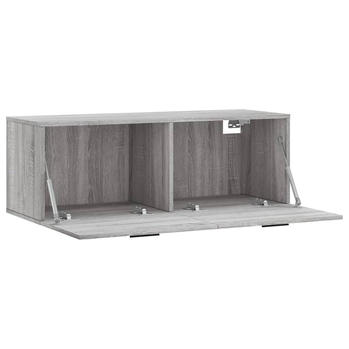 Dulap de perete, gri sonoma, 100x36,5x35 cm, lemn prelucrat - WALTI WALTI