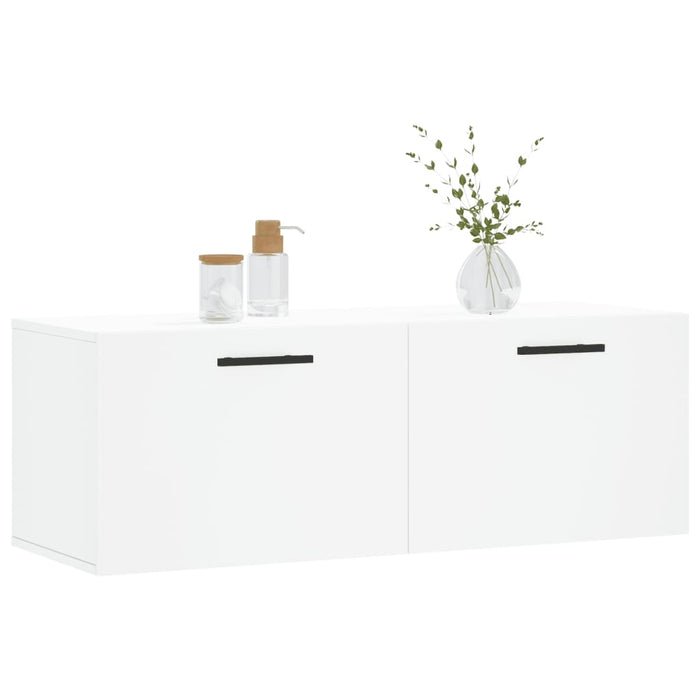 Dulap de perete, alb, 100x36,5x35 cm, lemn compozit - WALTI WALTI