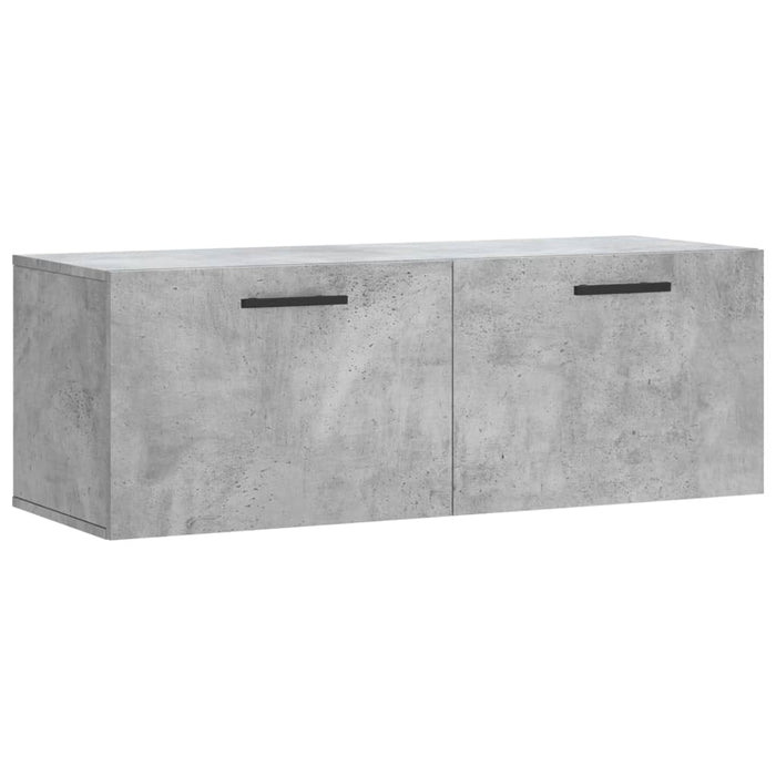 Dulap de perete, gri beton, 100x36,5x35 cm, lemn prelucrat - WALTI WALTI